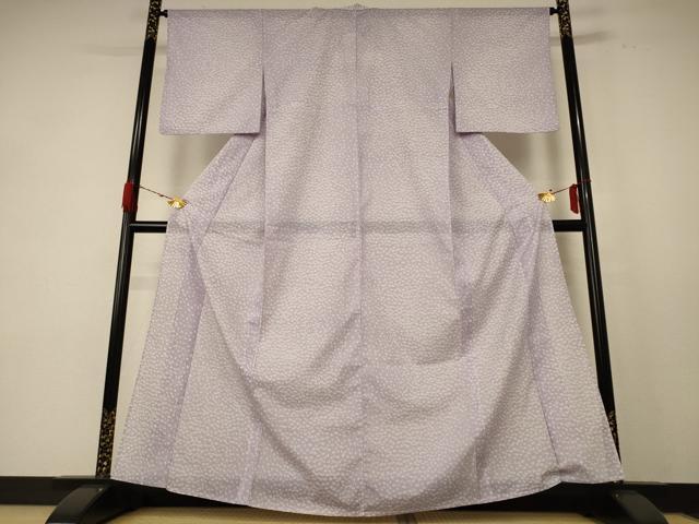 平和屋着物＊夏物 小紋 絽 花尽くし 洗える着物 AABE2624jd