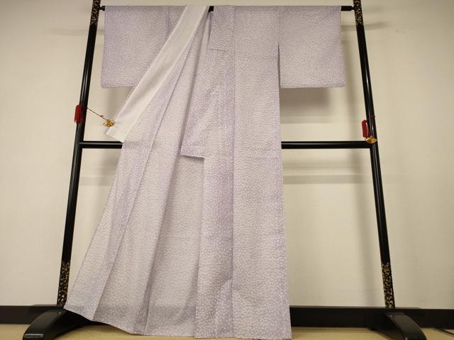 平和屋着物＊夏物 小紋 絽 花尽くし 洗える着物 AABE2624jd