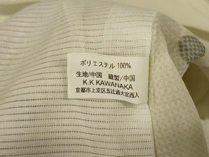 平和屋着物＊夏物 小紋 紗 流水文 洗える着物 AABE2628jd