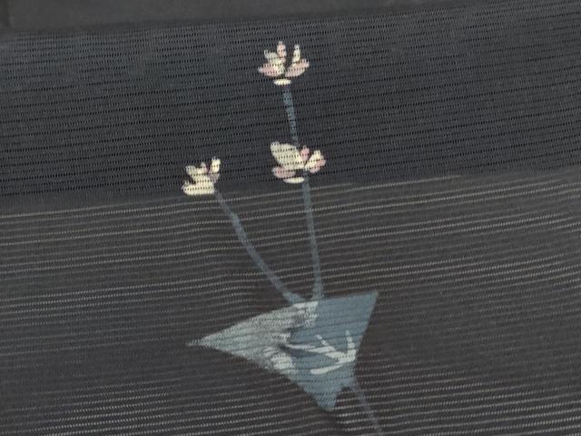 平和屋着物＊夏物 訪問着 絽 草花文 正絹 逸品 AABE2633jd