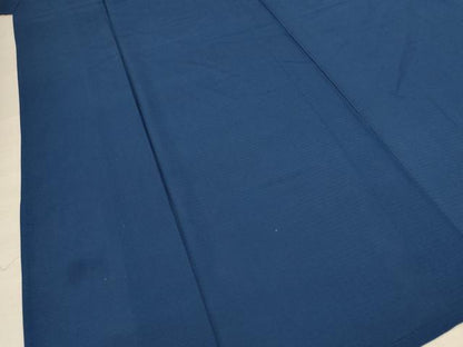 平和屋着物＊夏物 色無地 絽 青藍色 正絹 逸品 AABE2637jd