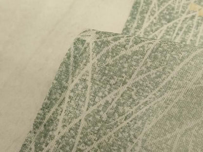 平和屋着物＊夏物 小紋 紗 舞花文 洗える着物 AABE2641jd