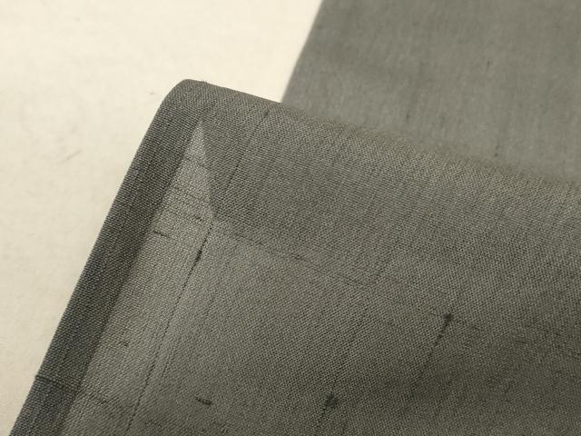 平和屋着物＊夏物 訪問着 紗 友禅 作家物 紬地 草花文 正絹 逸品 AABE2652jd