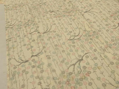 平和屋着物＊夏物 本場大島紬 夏大島 枝花文 正絹 逸品 AABE2653jd