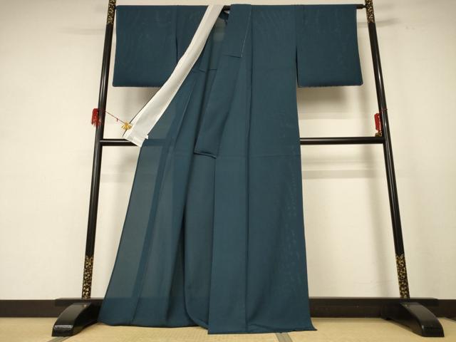平和屋着物＊夏物　色無地　絽　百入茶色　反端付き　正絹　逸品　未使用　AABE2656jd