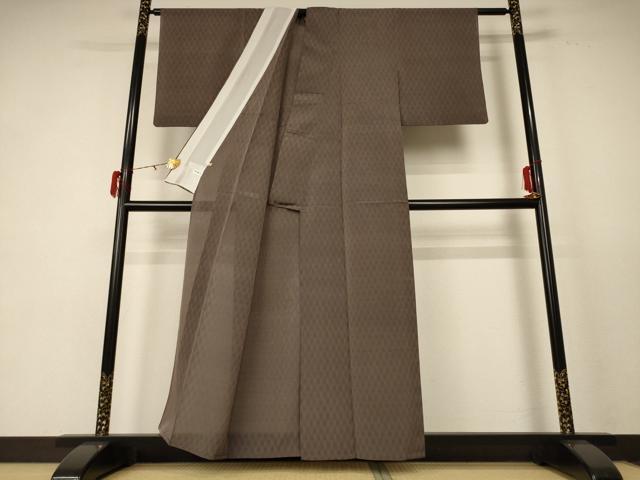 平和屋着物＊夏物 小紋 紗 立涌文 高島屋扱い 正絹 逸品 AABE2657jd