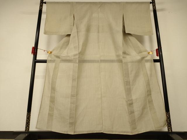 平和屋着物＊夏物　上布　縞 　麻　逸品　未使用　AABE2665jd 平和屋オンライン｜リユースでサステナブル｜白系中古着物コレクション
