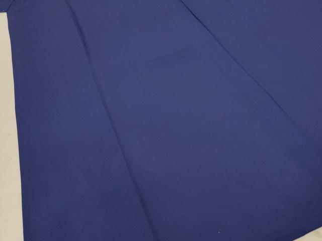 平和屋着物＊夏物 色無地 絽 留紺色 正絹 逸品 AABE2673jd