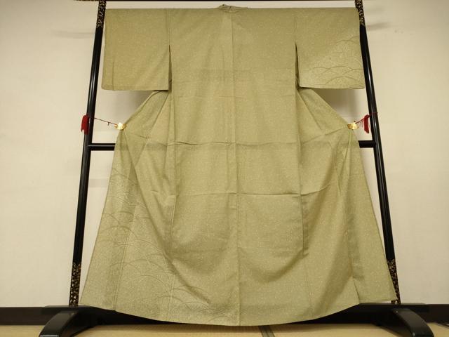 平和屋着物＊夏物 訪問着 絽 露芝 洗える着物 AABE2680jd