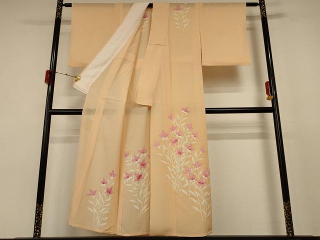 平和屋着物＊夏物 訪問着 絽 草花文 正絹 逸品 AABE2688jd