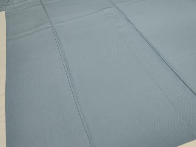 平和屋着物＊夏物 色無地 絽 湊鼠色 正絹 逸品 AABE2690jd