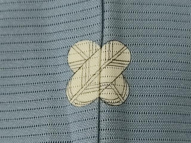平和屋着物＊夏物 色無地 絽 湊鼠色 正絹 逸品 AABE2690jd