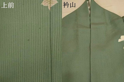 平和屋着物＊夏物 訪問着 縦絽 童子 正絹 逸品 AABE2691jd