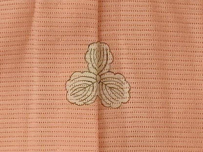 平和屋着物＊夏物 色無地 絽 赤香色 反端付き 正絹 逸品 未使用 AABE2692jd