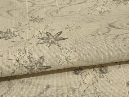 平和屋着物＊夏物 紗紬 流水枝花文 正絹 逸品 AABE2693jd