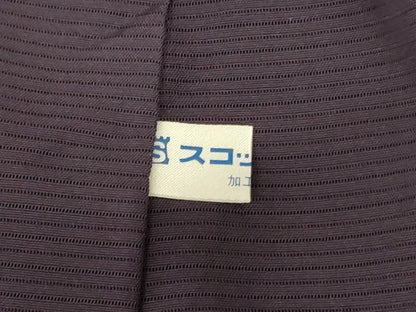 平和屋着物＊夏物 色無地 絽 紅消鼠色 正絹 逸品 AABE2701jd