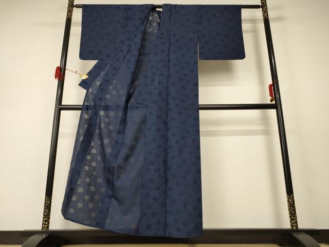 平和屋着物＊夏物 色無地 舞葉紋紗 正絹 逸品 AABE2705jd