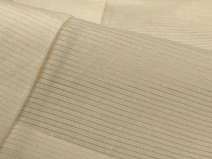 平和屋着物＊夏物 長襦袢 絽 鳥の子色 正絹 逸品 AABE2709jd