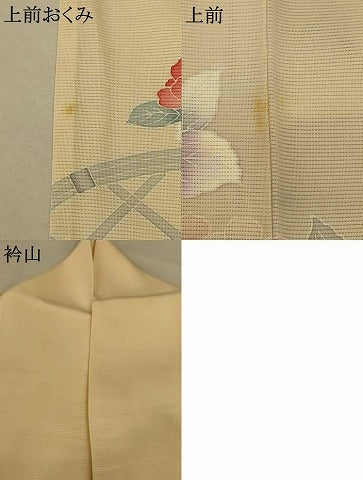平和屋着物＊夏物 訪問着 絽 童子 紫陽花 正絹 逸品 AABE2711jd