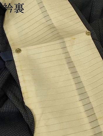 平和屋着物＊夏物 本場大島紬 夏大島 麻の葉文様 反端付き 正絹 逸品 AABE2712jd