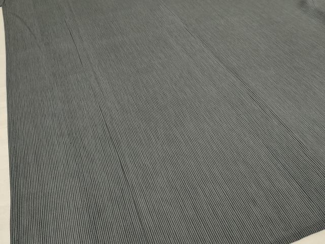平和屋着物＊夏物 小紋 絽 縞 正絹 逸品 AABE2713jd