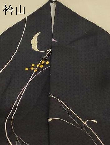 平和屋着物＊夏物 小紋 紗 枝葉文 やまと誂製 ロング丈 洗える着物 AABE2714jd