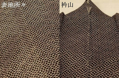 平和屋着物＊夏物 小紋 絽 網目文 正絹 逸品 AABE2715jd