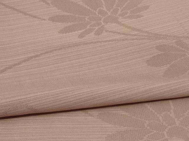 平和屋着物＊夏物 色無地 絽 花唐草 白茶色 正絹 逸品 AABE2716jd