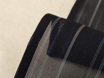 平和屋着物＊夏物 小紋 紗 縞 正絹 逸品 AABE2718jd
