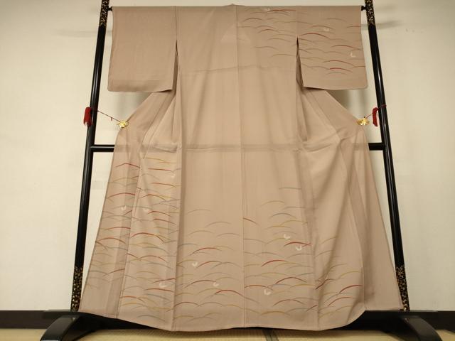 平和屋着物＊夏物 訪問着 絽 芝文 正絹 逸品 AABE2719jd