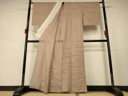 平和屋着物＊夏物 訪問着 絽 芝文 正絹 逸品 AABE2719jd