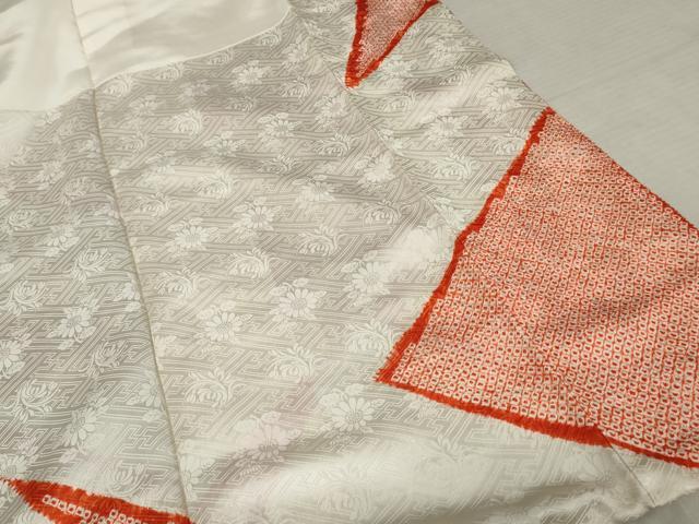 平和屋着物●豪華振袖 絞り 駒刺繍 鴛鴦 金銀彩 松坂屋扱い 正絹 逸品 AABE2724cs