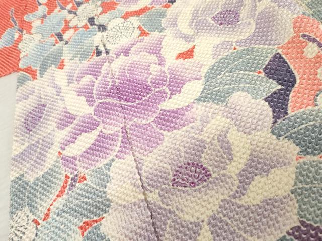 平和屋着物○名門 藤娘きぬたや・総絞り 振袖 枝花文