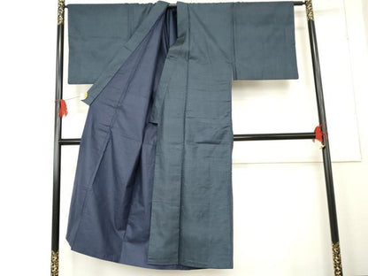平和屋着物●男性　本場大島紬　アンサンブル　100亀甲　総詰め　正絹　逸品　AABE2768cs