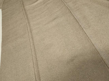 平和屋着物●江戸小紋　鮫小紋柄　鬼しぼ縮緬　正絹　逸品　AABE2821cs