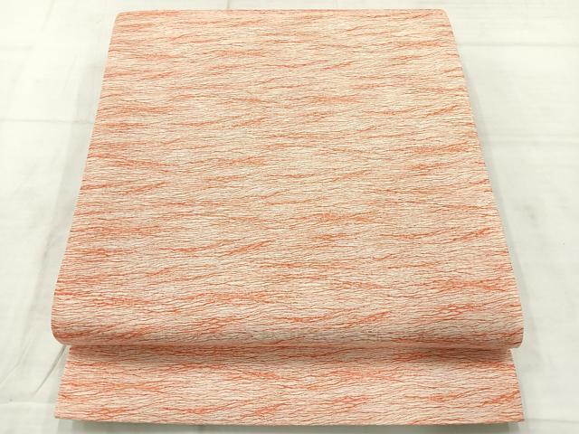平和屋着物◎創作　全通柄袋帯　霞文　正絹　逸品　AABE2959uk