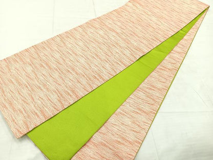平和屋着物◎創作　全通柄袋帯　霞文　正絹　逸品　AABE2959uk