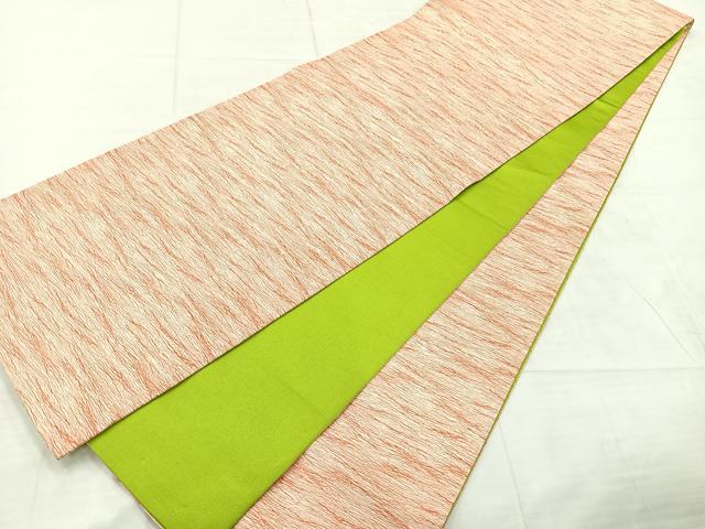 平和屋着物◎創作　全通柄袋帯　霞文　正絹　逸品　AABE2959uk