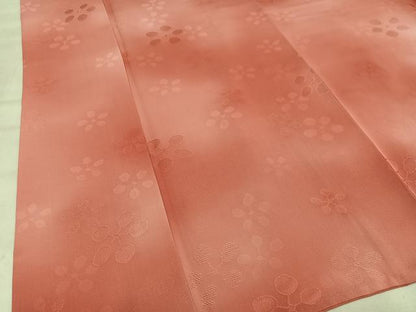 平和屋着物■上質な小紋　舞花地紋　暈し染め　正絹　逸品　AABE3254oa