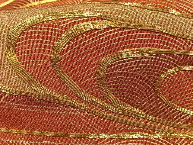 平和屋着物■豪華黒留袖 駒刺繍 渦巻き文 金彩 正絹 逸品 AABE3262oa