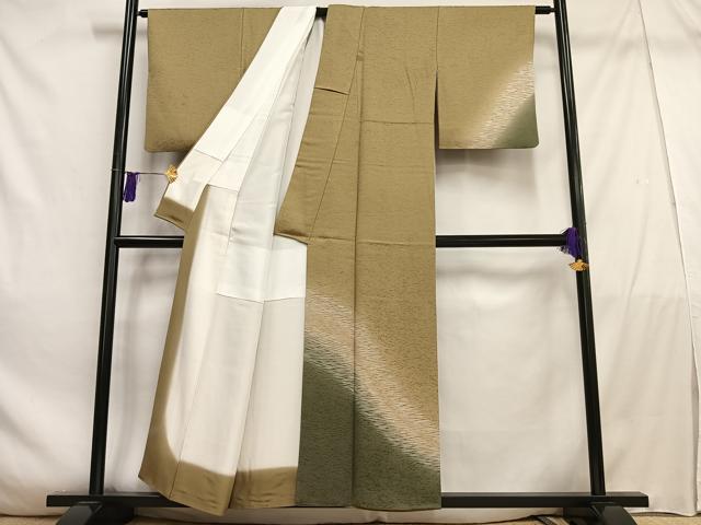 平和屋着物■訪問着　作家物　霞文　暈し染め　正絹　逸品　AABE3276oa