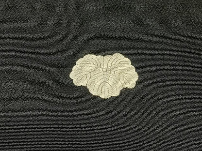 平和屋着物■豪華黒留袖 駒刺繍 草花文 金彩 正絹 逸品 AABE3312oa