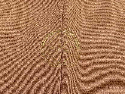 平和屋着物■訪問着　刺繍　人物花鼓文　暈し染め　金彩　正絹　逸品　AABE3340oa