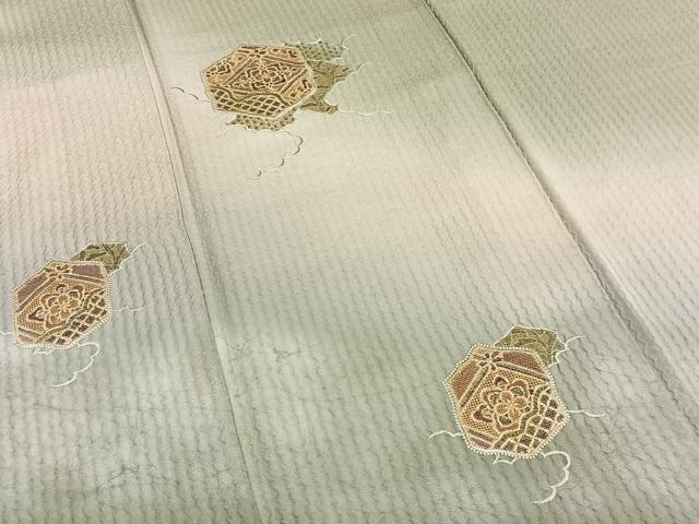 平和屋着物□訪問着 中国三大刺繍 スワトウ刺繍 汕頭刺繍 総刺繍