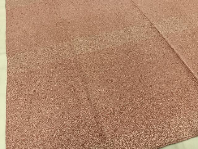 平和屋着物■江戸小紋　横段寄せ小紋柄　正絹　逸品　AABE3348oa
