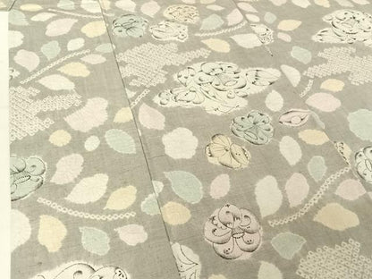 平和屋着物▽生紬 単衣 辻が花 絞り 正絹 逸品 AABE3371jh