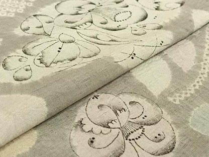 平和屋着物▽生紬 単衣 辻が花 絞り 正絹 逸品 AABE3371jh