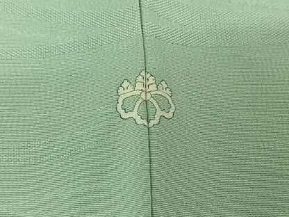 平和屋着物▽上質な色無地 単衣 芝地紋 瓶覗色 正絹 逸品 AABE3382jh