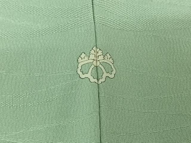 平和屋着物▽上質な色無地 単衣 芝地紋 瓶覗色 正絹 逸品 AABE3382jh