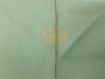 平和屋着物▽訪問着 単衣 枝花文 暈し染め 正絹 逸品 AABE3389jh